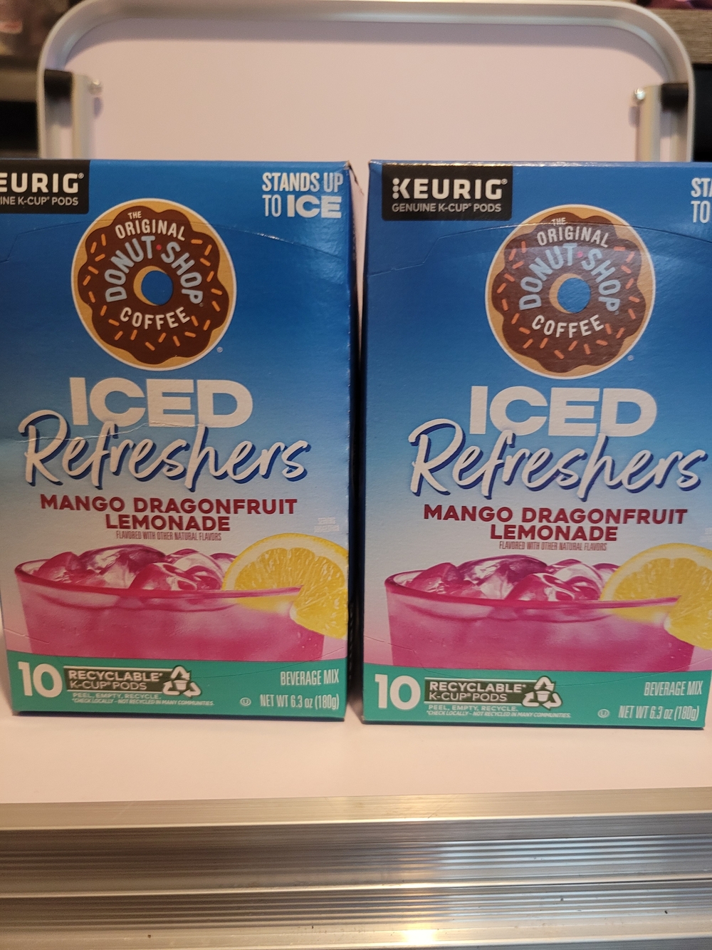 Keurig Iced Refreshers Mango Dragonfruit Lemonade - Blue/Pink/Yellow